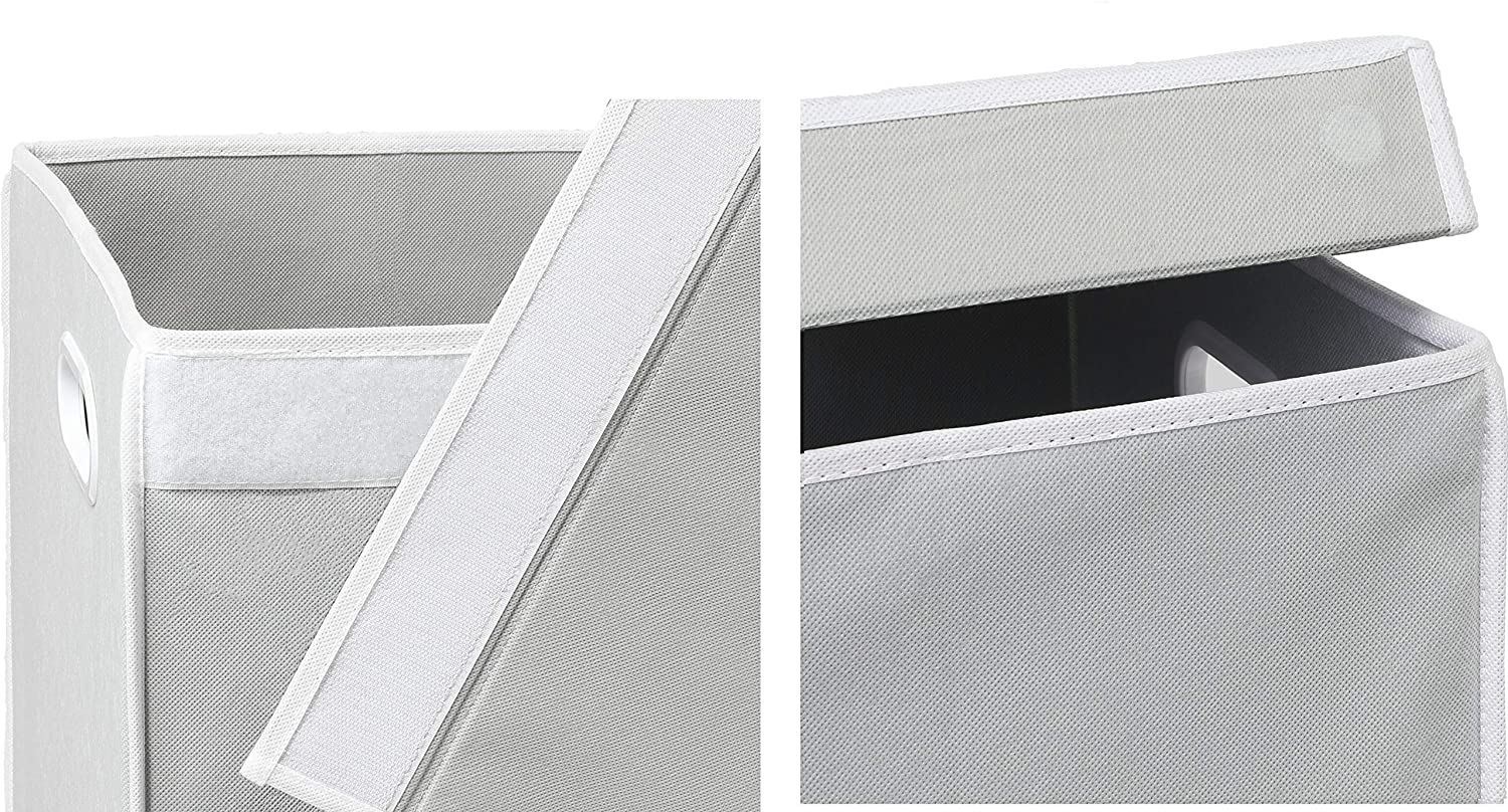 1107-kx8zef.jpg Simple Houseware Double Laundry Hamper with Lid and Removable Laundry Bags - Image 3