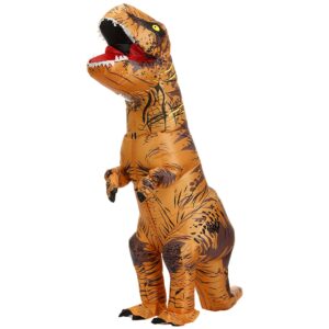 Inflatable Dinosaur Costume Jurassic Blow up Adults Kids Outfit Christmas